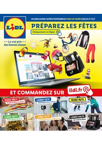 Prospectus Lidl : Préparez les fêtes