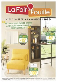 Prospectus La Foir'Fouille : C'est la fête à la maison !