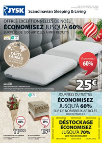 Prospectus Jysk KINGERSHEIM : Offres exceptionnelles