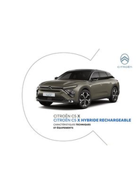 Prospectus Citroen GABARRET : C5 X HYBRIDE &amp; C5 X - Versions et caractéristiques