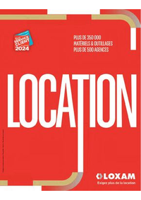 Prospectus Loxam : Loxam Catalogue de location