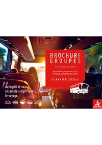 Prospectus Autogrill Dampierre-Sous-Brou : Groups service brochure 2024