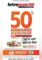 50% REMBOURSÉS EN BONS D'ACHAT - Intermarché Super