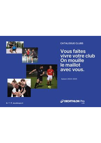 Prospectus DECATHLON : Vous faites vivre votre club On mouille le maillot avec vous.