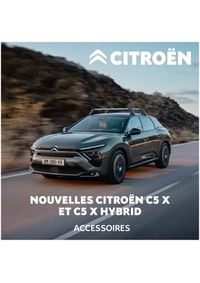 Prospectus Citroen LA COURTINE : Citroën C5 X HYBRIDE RECHARGEABLE Brochure Accessoires