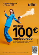 Prospectus Boulanger : Braun: jusqu'à 100€ remboursés !