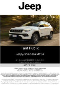 Prospectus Jeep Saint-Avit : Jeep Compass MY24