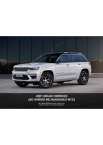 Prospectus Jeep : JEEP GRAND CHEROKEE 4XE HYBRIDE RECHARGEABLE MY23