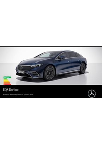 Prospectus Mercedes Benz : EQS Berline