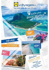 Prospectus Lidl DIE : Bonnes vacances avec Lidl Voyages !