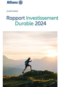 Prospectus Agence Allianz CORTE : Rapport Investissement Durable 2024