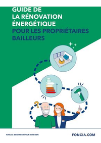 Prospectus Foncia Saint-Martin-De-Ré : Guide de la rénovation énergétique pour les propriétaires bailleurs