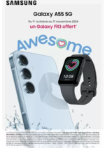 Promos et remises  : Galaxy Fit3 offert