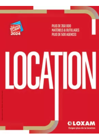 Prospectus Loxam SAINT-MAIXANT : Catalogue de location