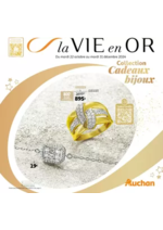 Prospectus Auchan : La VIE en OR : collection cadeaux bijoux