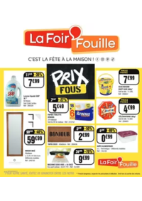 Prospectus La Foir'Fouille Ménétrol : Notre nouveau catalogue est là, et spoiler alert : les prix sont complètement FOUS !