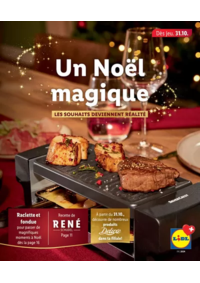 Prospectus Lidl Biasca : Un Noël magique - FR