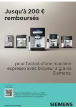 Prospectus  : Siemens Jusqu’à 200 € remboursés