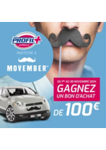 Promos et remises  : Parce que nous sommes toutes et tous concernés par la santé masculine, Profil Plus participe à Movember !