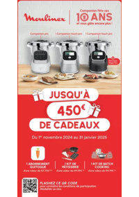 Prospectus Boulanger : Moulinex jusqu'à 450€ de cadeaux