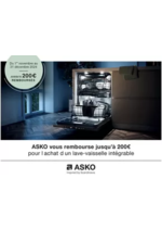 Promos et remises  : Asko vous rembourse jusqu'à 200€