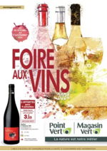 Prospectus Point Vert : Foire aux vins