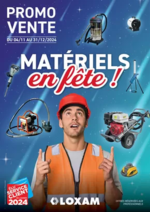 Prospectus Loxam : Materiels en fete