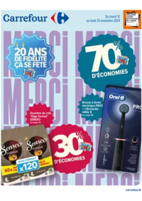 Prospectus Carrefour SALLANCHES : 20 ANS DE FIDÉLITÉ ÇA SE FÊTE