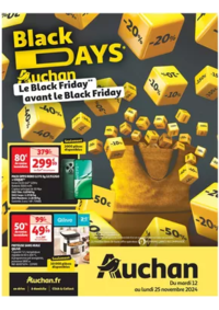 Prospectus Auchan : Les Blacks Days c'est parti !