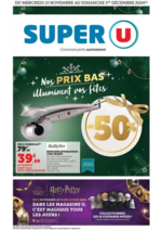 Prospectus Super U : Spécial Cadeaux Déco de Noël