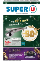 Prospectus Super U : Spécial Cadeaux Déco de Noël