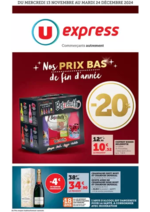 Prospectus U Express : Spécial Cadeaux et Spiritueux