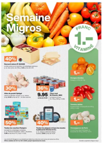 Prospectus Migros La Vallée - Le Sentier : Top-Deals für alli Chunde