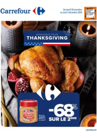 Prospectus Carrefour SALLANCHES : BIENVENUE POUR THANKSGIVING