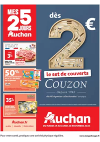 Prospectus Auchan DOMERAT : Mes 25 jours Auchan, et encore plus de promos !