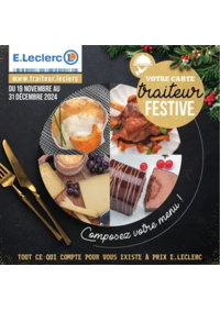 Prospectus E.Leclerc Crèvecoeur Le Grand : CARTE TRAITEUR FESTIVE - MIXTE