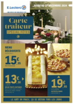 Prospectus E.Leclerc : CARTE TRAITEUR FESTIVE - MIXTE