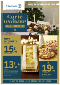 Prospectus E.Leclerc GRAULHET : CARTE TRAITEUR FESTIVE - MIXTE