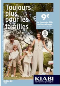 Prospectus Kiabi Bagnols sur Ceze : Toujours plus pour les familles