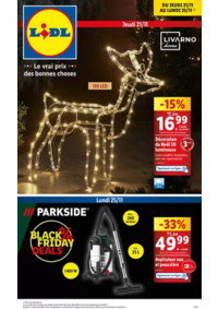 Prospectus Lidl COMMERCY : Plongez dans l'esprit des fêtes de fin d'année avec notre collection de vêtements de Noël