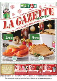 Prospectus Supermarchés Match Commercy Morelle : LA GAZETTE DE L'AVENT