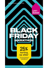 Prospectus Leen Bakker AALST : Black Friday Marathon