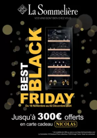 Prospectus Boulanger Brest : OFFRE La Sommelière : jusqu'à 300€ offerts Black Friday