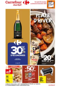 Prospectus Carrefour Market PONT L'ABBE D'ARNOULT : LES PLATS D'HIVER