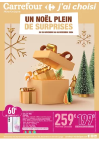 Prospectus Carrefour CHERBOURG : Carrefour UN NO&Euml;L PLEIN DE SURPRISES