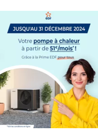 Prospectus aubade PARIS 93 rue de Courcelles : Votre PAC à partir de 51 € par mois ! Grâce à la Prime EDF pour tous