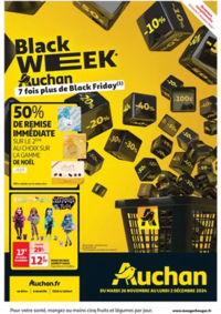 Prospectus Auchan PEROLS : Le Black Week Auchan, c'est maintenant !