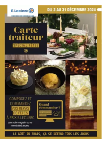 Prospectus E.Leclerc DOMMARTIN-LES-TOUL : CARTE TRAITEUR FESTIVE - MIXTE