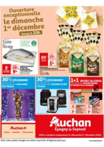 Prospectus Auchan : Tract du dimanche 1/12