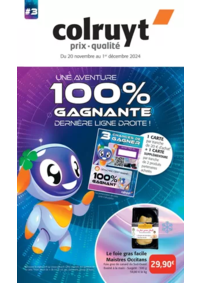 Prospectus Colruyt SAINT-AME : Une aventure 100% gagnante